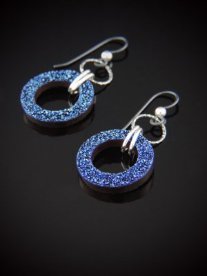 Blue Hawaii Druzy Earrings