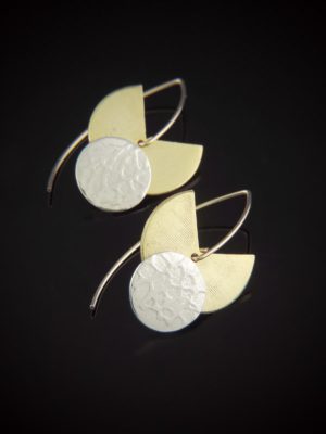 Gold Margarita GF and Sterling Silver Earrings.