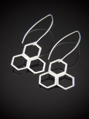 Bee's knees sterling silver earrings
