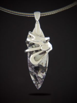 Brandy Alexander Tiffany Stone & Sterling Silver Necklace