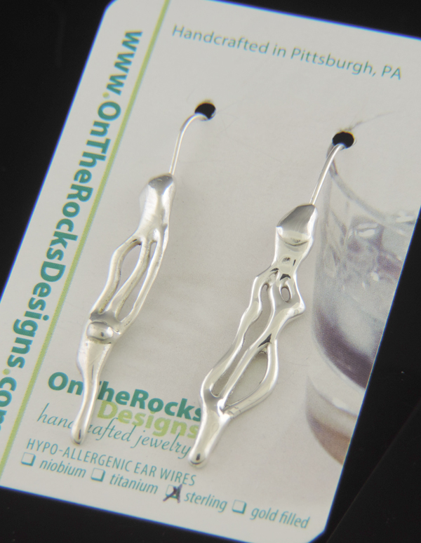 Napoleon Sterling Silver Cast Earrings