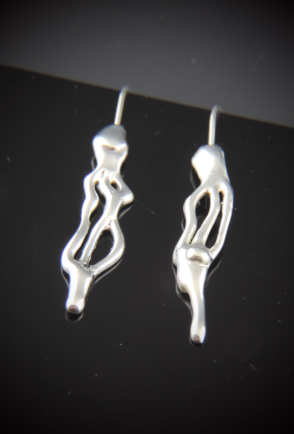 Napoleon Sterling Silver Cast Earrings