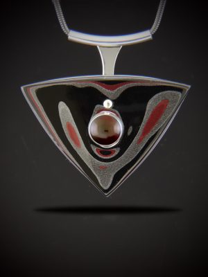 The Monte Carlo: Fordite & Garnet Statement Necklace