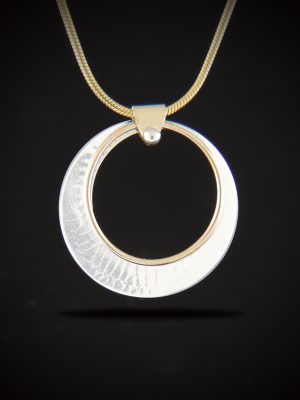 Gold Margarita Sterling and Gold filled necklace